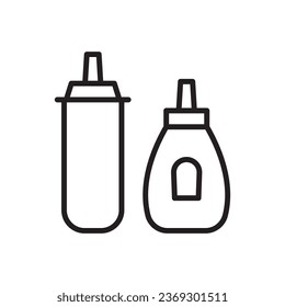 icono de ketchup - icono de Sauce