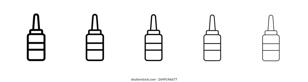 ketchup icon simple vector outline logo