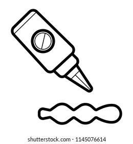 Ketchup icon vector