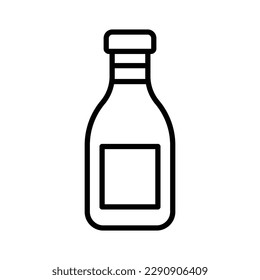 ketchup icon vector design template in white background