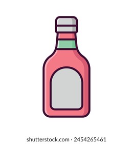 ketchup icon vector design template simple and clean