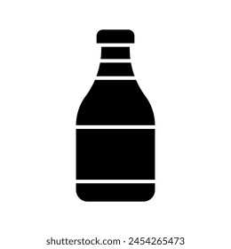 ketchup icon vector design template simple and clean
