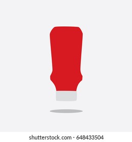 Ketchup icon, vector illustration design. Fast food collection.