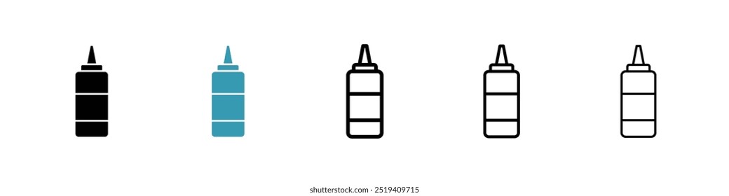 Ketchup icon vector icon set. EPS 10