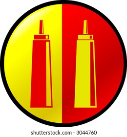 ketchup and mustard button