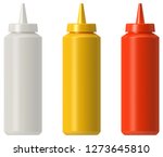 Ketchup mustard mayo squeeze bottle