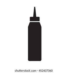 Ketchup and mustard squeeze bottle vector