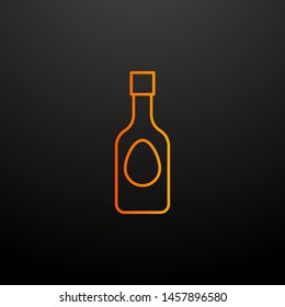 Ketchup nolan icon. Elements of fast food set. Simple icon for websites, web design, mobile app, info graphics
