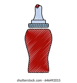 Ketchup plastic bottle