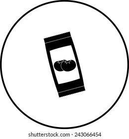 ketchup sachet symbol