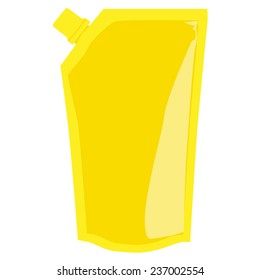 Ketchup, sauce vector, mayonnaise, template, package isolated on white