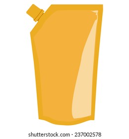 Ketchup, sauce vector, mayonnaise, template, package isolated on white