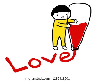 ketchup sign LOVE