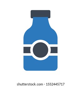 ketchup vector colour glyph icon