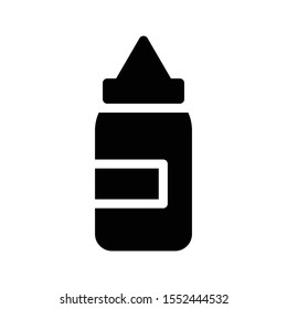ketchup vector glyph flat icon