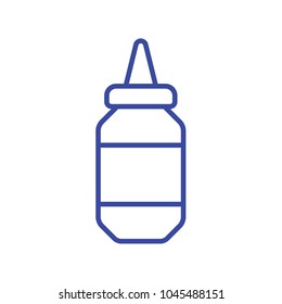 Ketchup vector icon