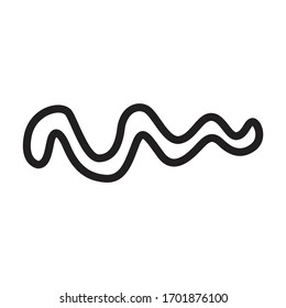 Ketchup vector icon.Outline vector icon isolated on white background ketchup.