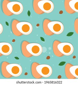 Keto food of eggs background