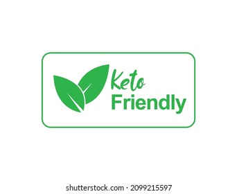 Keto Friendly Icon Vector Illustration