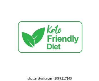 Keto Friendly Icon Vector Illustration