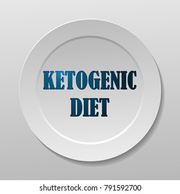 Ketogenic Diet Dining Plate.