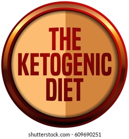 The Ketogenic Diet Icon, Vector Illustration. 
