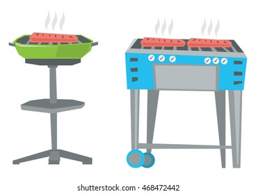 243 Cartoon gas grill food Images, Stock Photos & Vectors | Shutterstock