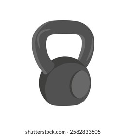 Kettle Bell, Fitness Flat Vector Illustration Isolated