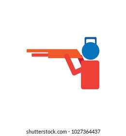 Kettle Bell Hunt Logo Icon Design