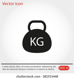 Kettle bell icon