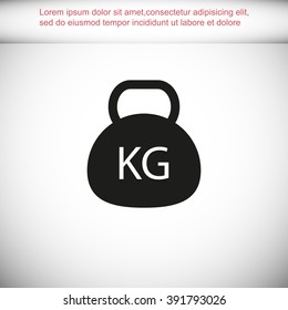 Kettle bell icon