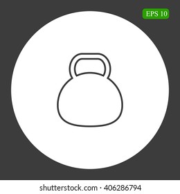 Kettle bell icon