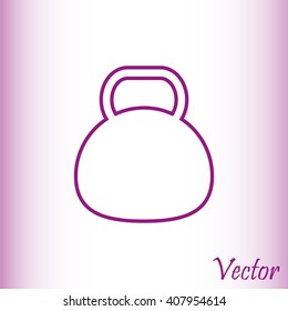 Kettle bell icon
