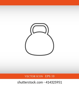 Kettle bell icon
