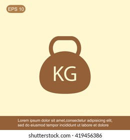 Kettle bell icon
