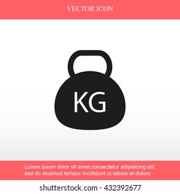 Kettle bell icon
