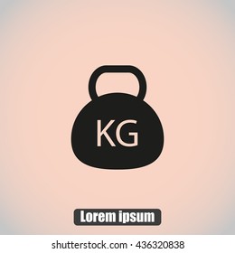Kettle bell icon
