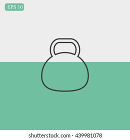 Kettle bell icon