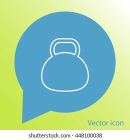 Kettle bell icon
