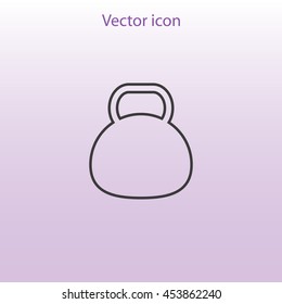 Kettle bell icon
