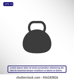 Kettle bell icon