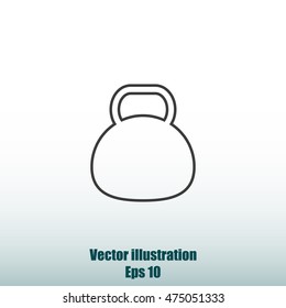 Kettle bell icon