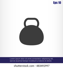 Kettle bell icon