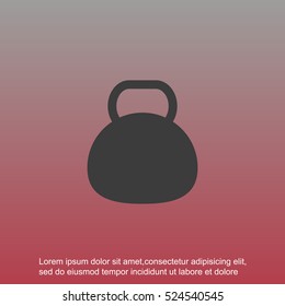 Kettle bell icon
