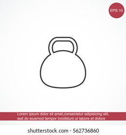 Kettle bell icon