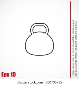 Kettle bell icon