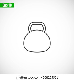 Kettle bell icon