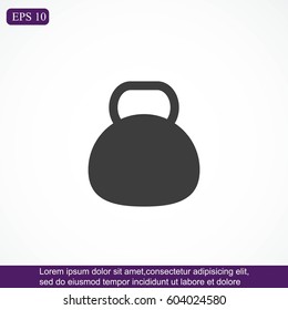 Kettle bell icon