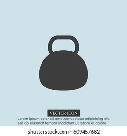 Kettle bell icon