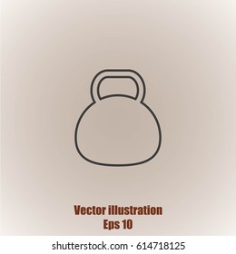 Kettle bell icon